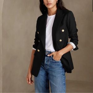 Banana republic Captain’s Blazer double breasted black 2